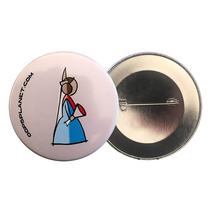 CHAPA FALLERA AZUL 59mm